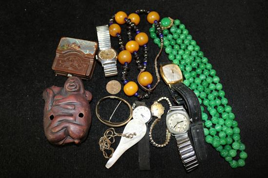 Costume jewellery including medals